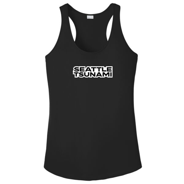 Seattle Tsunami - Ladies PosiCharge ® Competitor ™ Racerback Tank Thumbnail