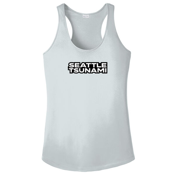 Seattle Tsunami - Ladies PosiCharge ® Competitor ™ Racerback Tank Thumbnail